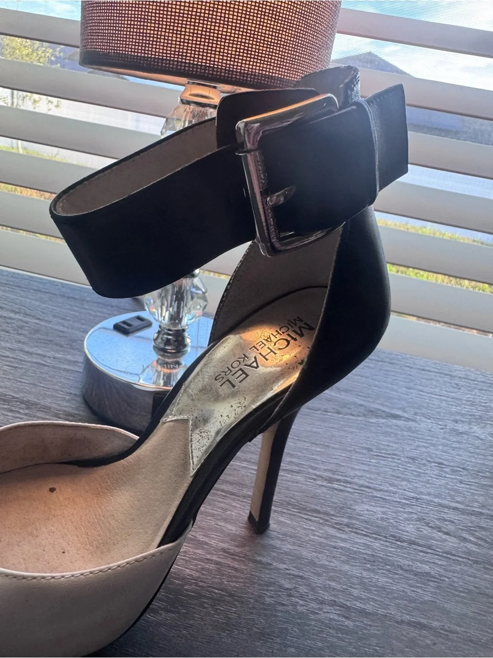 Michael Kors ankle strap pumps